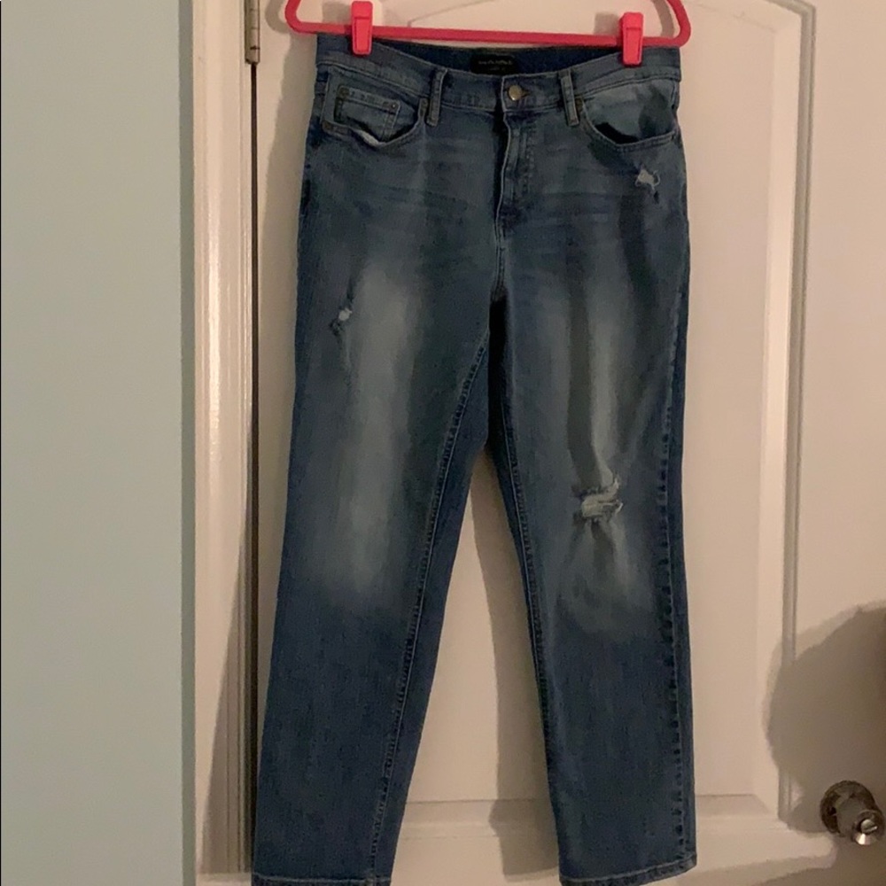 Banana Republic Size 10/30 distressed jeans